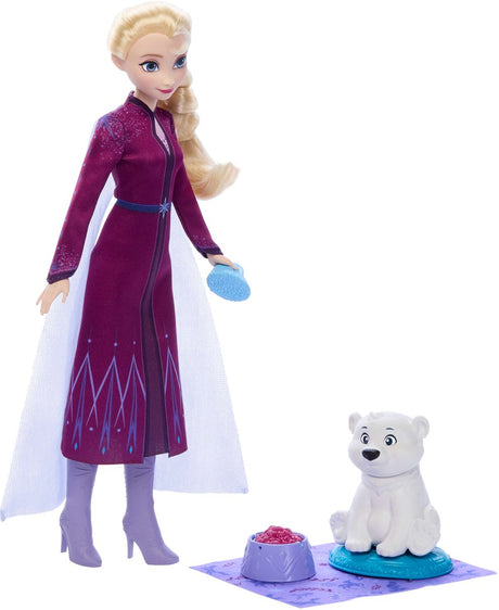 Zamrożona lalka Mattel Elsa z niedźwiadkiem - lalka Disneya.