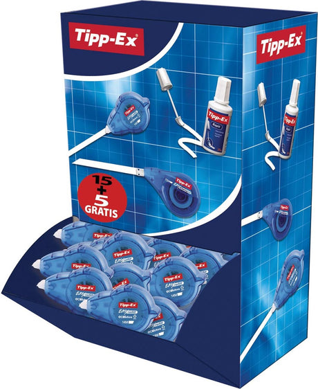 Wałek korekcyjny Tipp-ex Ecolutions Easy, pudełko uzupełniające zawierające 20 sztuk (15 + 5 gratis)