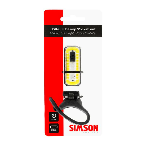 Simson RC0606a „Kieszeń” USB-CLED biała z