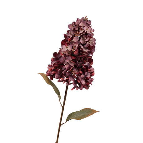Roberts collection kunstbloem hortensia 82cm bordeaux