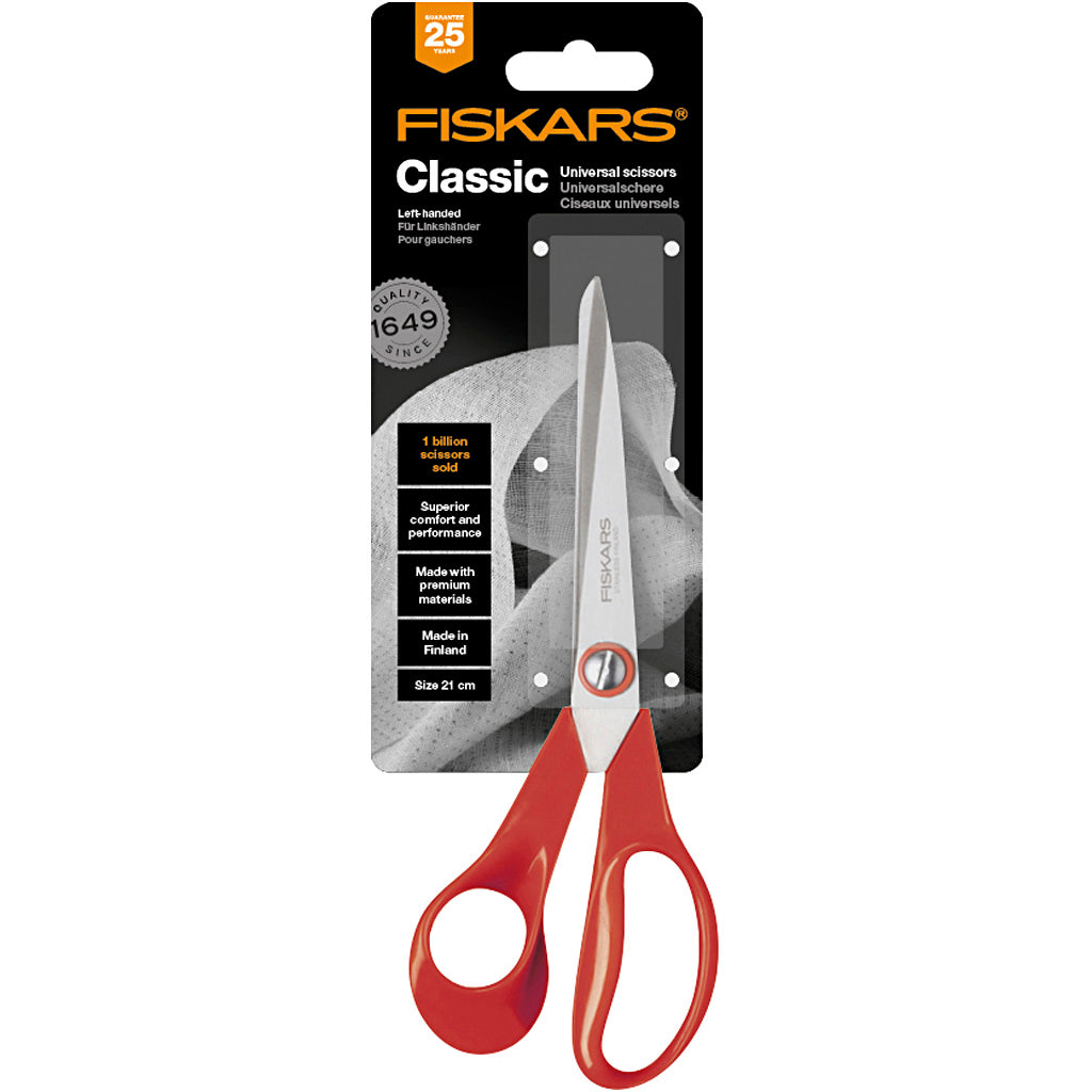 Fiskars https: www.cchobby.nl -classic-uniwersalne-nożyczki-l-21-cm-leworęczne-1-częściowe