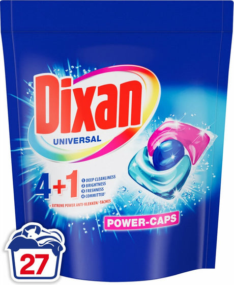 Kapsułki do prania Dixan uniwersalne triplet uniwersalne doy - 27 sztuk
