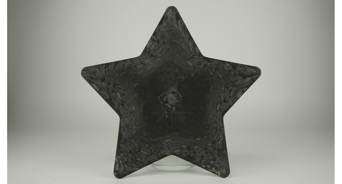 Tray stervorm grijs 28x28x2cm