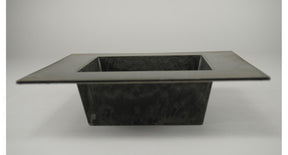 Tray vierkant grijs 20x20x5cm