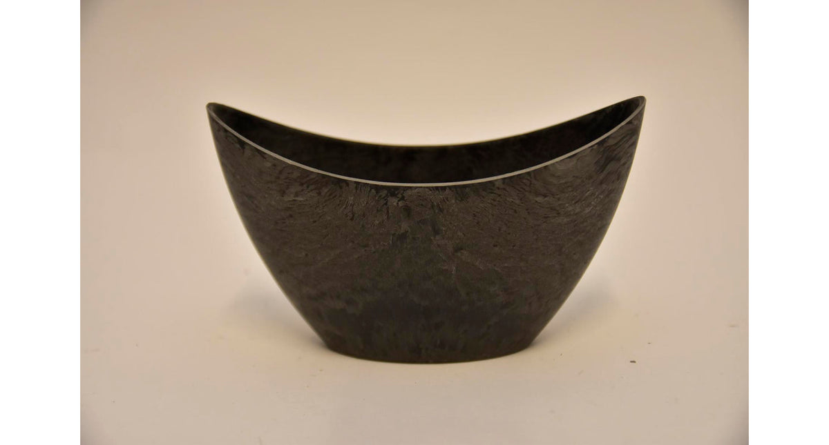 Ovale pot grijs 20x9x11cm
