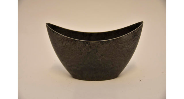 Ovale pot grijs 20x9x11cm