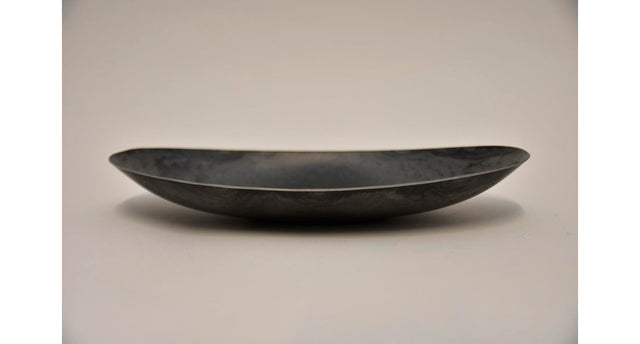Schaal ovaal grijs 30x15x5cm