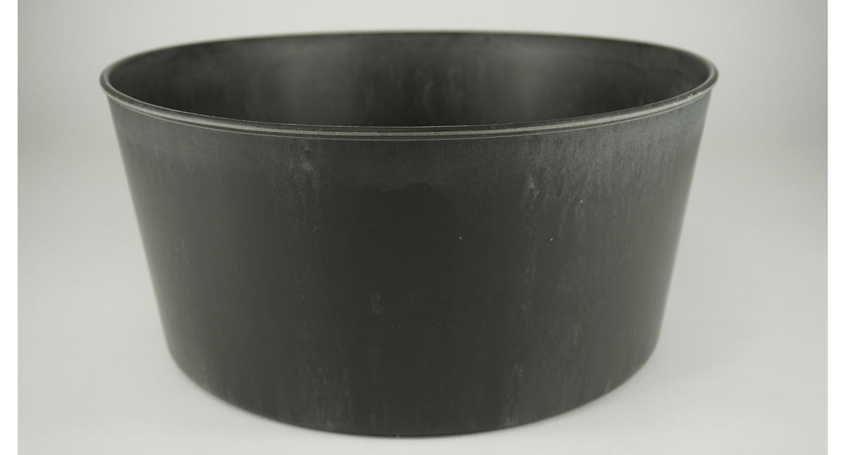 Teil rond grijs d29 h14cm