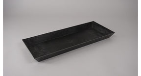 Schaal rechthoek grijs 49,5x20x4cm