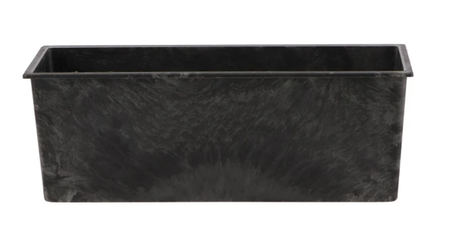 Tray rechthoek grijs 25x9x9cm