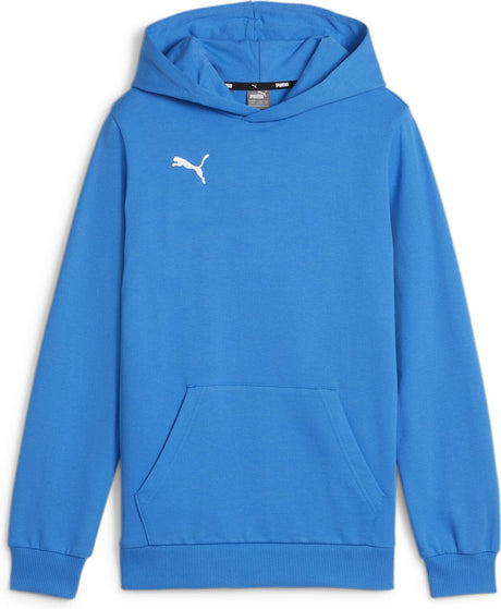 Chłopięcy sweter sportowy Puma Teamgoal Casual Hoody jr - ignite niebiesko-biały