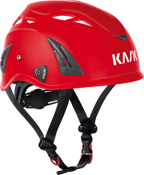 Kask superplasma aq - klimhelm voor industriële doeleindes rood one size