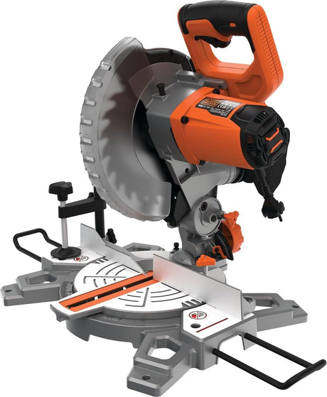 Piła poprzeczna i ukośna Black+decker bes702 1500w 216mm | 1x brzeszczot 24 zęby z węglików spiekanych | worek na kurz - bes702-qs