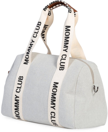 Torba do przedszkola Childhome Mommy Club - torba na pieluchy - płótno - ecru - 38 x 21 x 27 cm - 22l