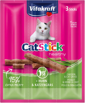 Vitakraft cat -stick mini - kip - kattengras