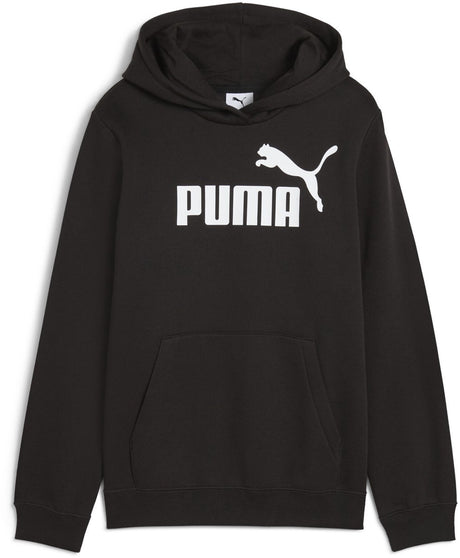 Puma ess nr. 1 bluza z kapturem i logo dla dziewczynki - czarna