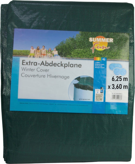Letnia zabawa letnia - zabawa - zima zadaszenie basenu - owalne - 625 - cm - PCV - zielone