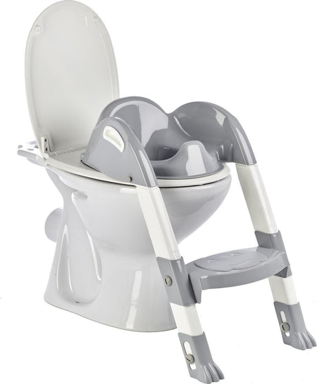 Reduktor do WC Konges sløjd Thermobaby ze schodkami, kiddyloo szary