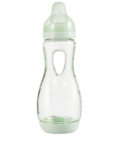 Uchwyt do butelki dla niemowląt Difrax - 240 ml - jasnozielony - 1 szt. - antykolkowy