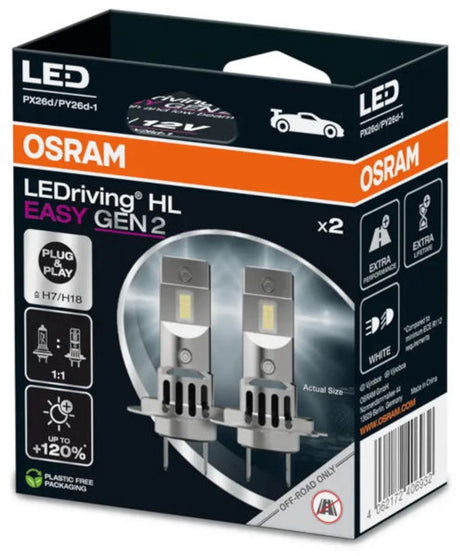 Osram h7 ledriving hl easy gen 2 h7 h18 - 64210dwesy2-2hb