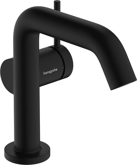 Hansgrohe tecturis s - bateria umywalkowa - obsługa jedną dźwignią - zimny start, oszczędność energii - z korkiem spustowym - rozmiar 110 mm - czarny mat