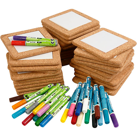 Firma Creativ https: www.cchobby.nl group set-coasters-bepainting-size-15-5x15-5-cm-diverse-colors-1-set