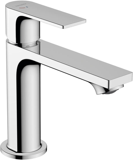 Hansgrohe rebris e - bateria umywalkowa - obsługa jednouchwytowa - zimny start oszczędzanie energii - ecosmart+ oszczędzanie wody - z korkiem cięgłowym - rozmiar 110 mm - chrom