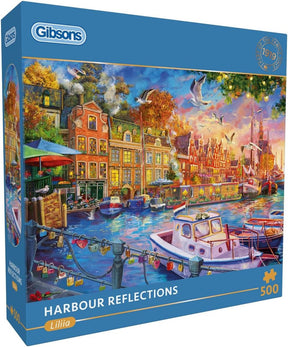 Gibsons - refleksje portowe - ai - 500 elementów - 48×34cm - układanka dla dorosłych
