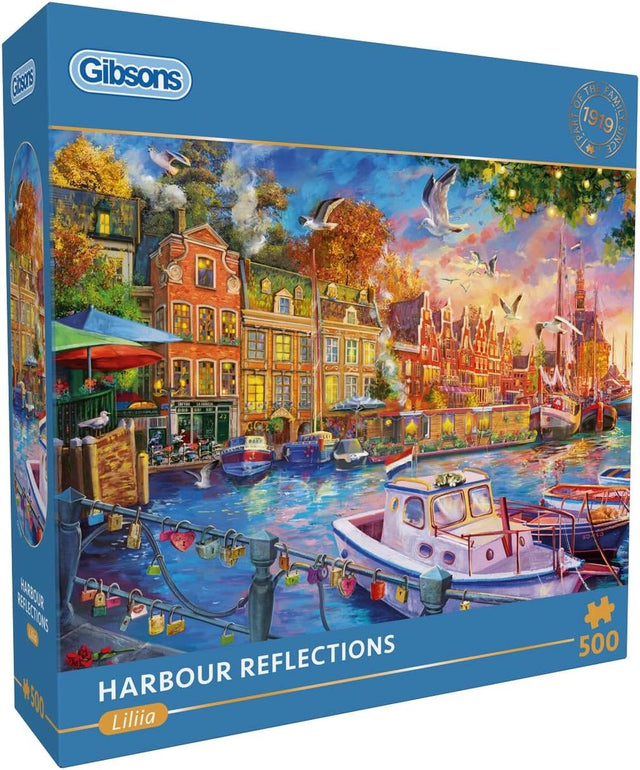 Gibsons - refleksje portowe - ai - 500 elementów - 48×34cm - układanka dla dorosłych