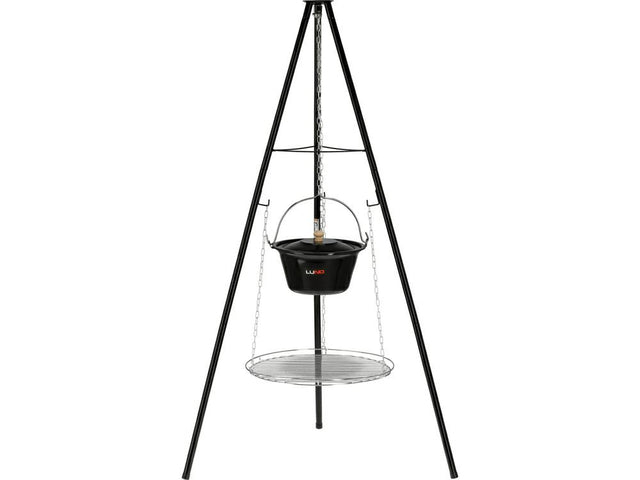 Lund grill en kom hangend aan een statief 49cm