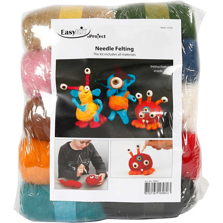 Easykit https: www.cchobby.nl zestaw grupowy-filcowanie igłą-różne-kolory-1-zestaw