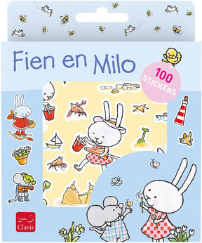 Zestaw naklejek Clavis Fien i Milo. 3+