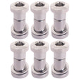 Bofix Seat Pegbout Allen 19 mm - Chrom (6 sztuk)
