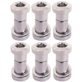Bofix Seat Pegbout Allen 19 mm - Chrom (6 sztuk)