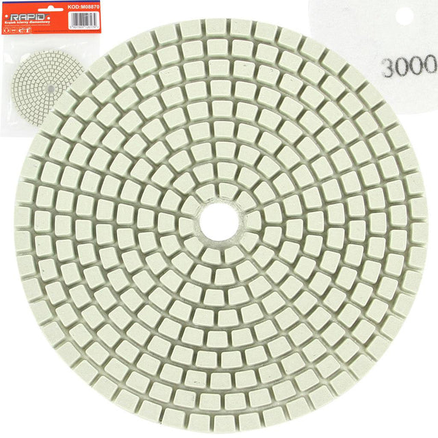 Diamant schuurschijf 100mm p3000 mar-pol %%
