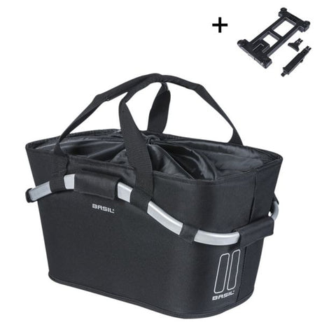 Basilowy koszyk z tyłu mik classic carry all black