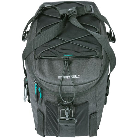 Basil Discovery 365D Bagażowa torba zachowań M - Czarna, woda -powtórka, 9L, unisex, sportowy
