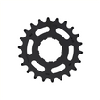 KMC Gear 21T Achter Enviolo Nuvinci 3 32, czarny