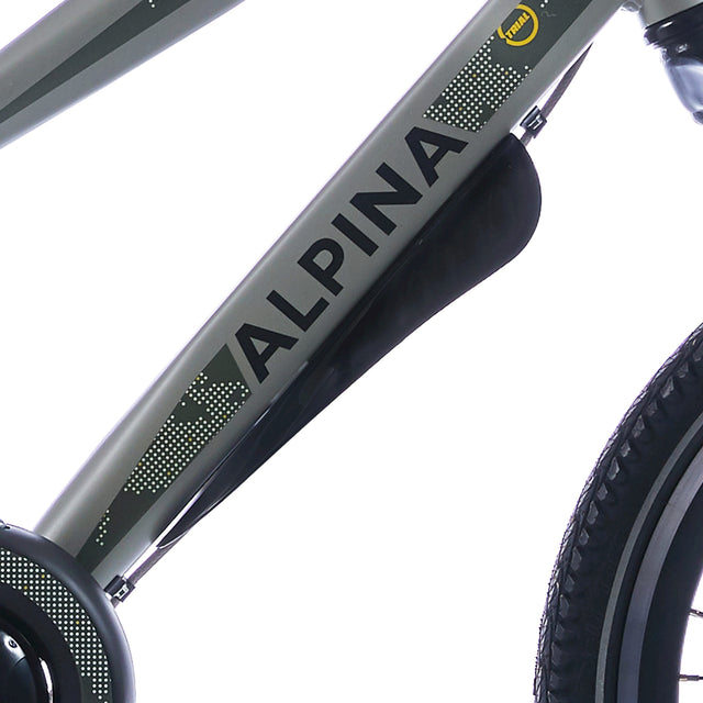 Zestaw błotników Alpina Trail 20-22 PVC, czarny