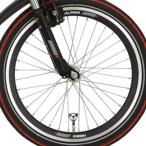 Koło przednie Alpina 20 hlqc yabber black cynk spk