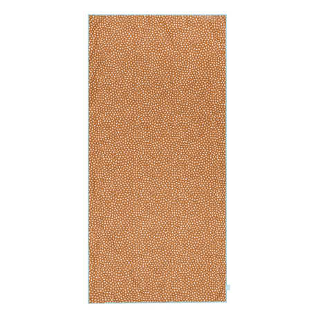 Żywe paski | pomarańczowo-biały ręcznik z mikrofibry 135 x 65 cm
