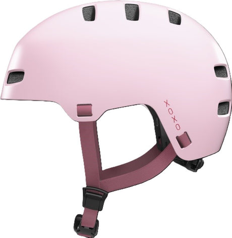 Kask Abus xoxo truskawkowy róż s 51-55cm