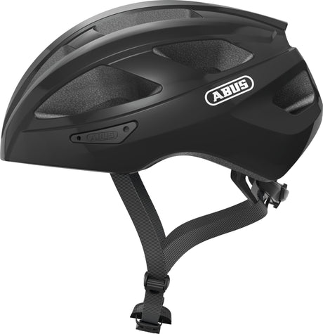 Abus Hełm MacAtgoud błyszcząca aksamitna czarna m 52-58 cm