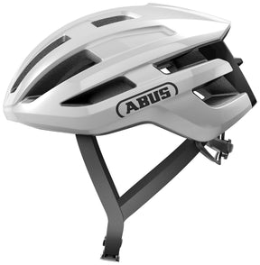 Kask rowerowy Abus Powerdome, błyszczący, biały