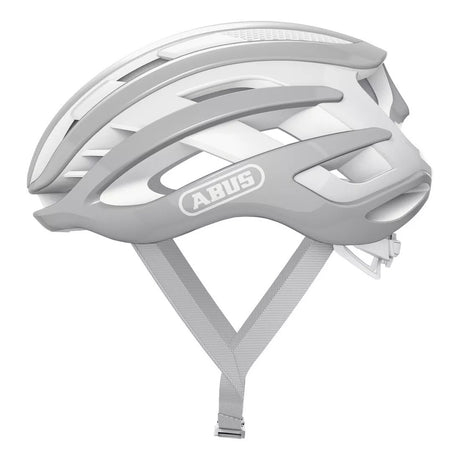 Kask rowerowy Abus Airbreaker czysty szary l - 59-61 cm - szary - odpowiedni do stosowania na rowerach wyścigowych - rowerach szutrowych - 230 g