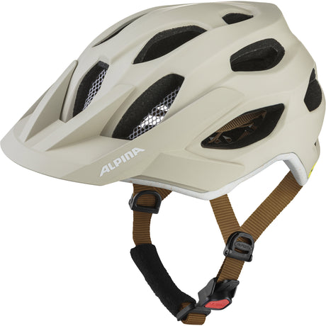 Olimpijska odzież sportowa alpina sports kask mtb apax mips 57-62 matowy krem