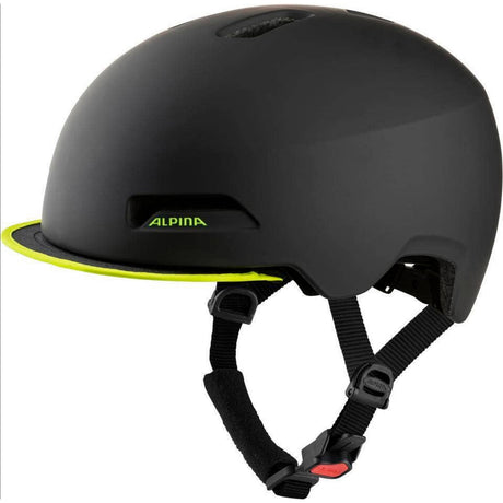 Sportowy kask miejski Alpina Brooklyn 57-61 matowo-czarno-żółty