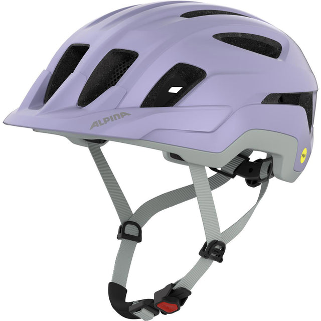 Kask olimpijski, odzież sportowa alpina sports tour paranus mips 52-56 matowy liliowy