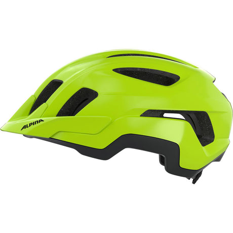 Kask olimpijski, sportowy Alpina Sports Tour Paranus 55-59, połyskujący, fluo żółty