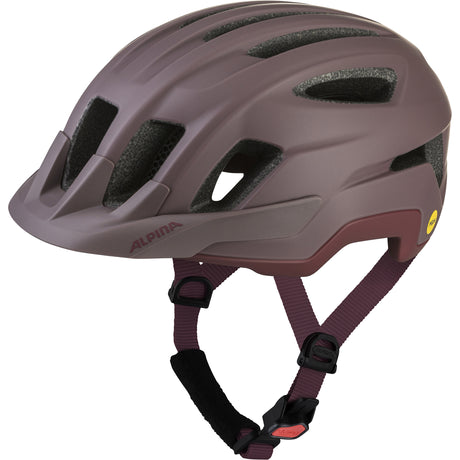 Kask olimpijski, odzież sportowa alpina sports tour paranus mips 55-59, matowy brąz